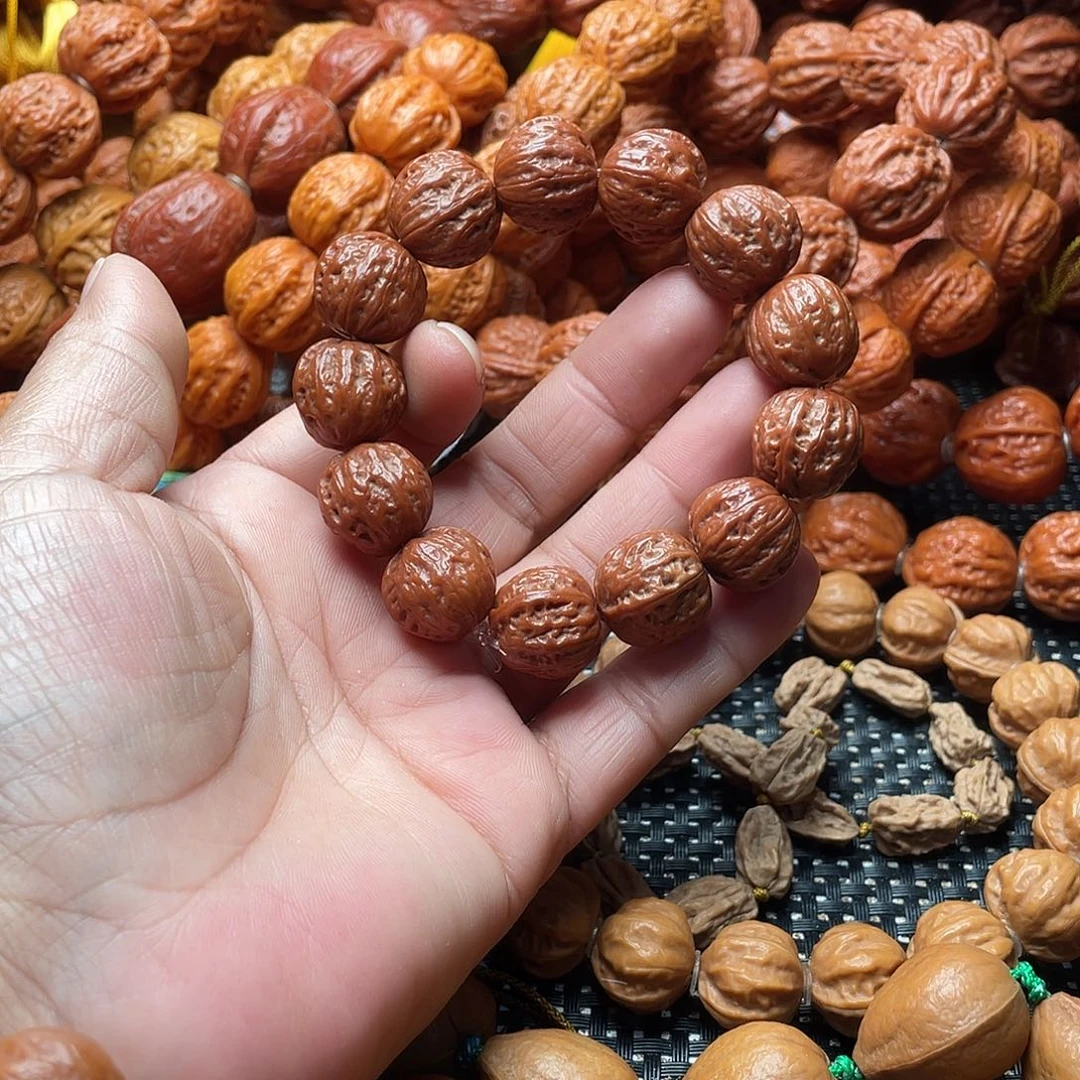 文玩核桃手串粗筋