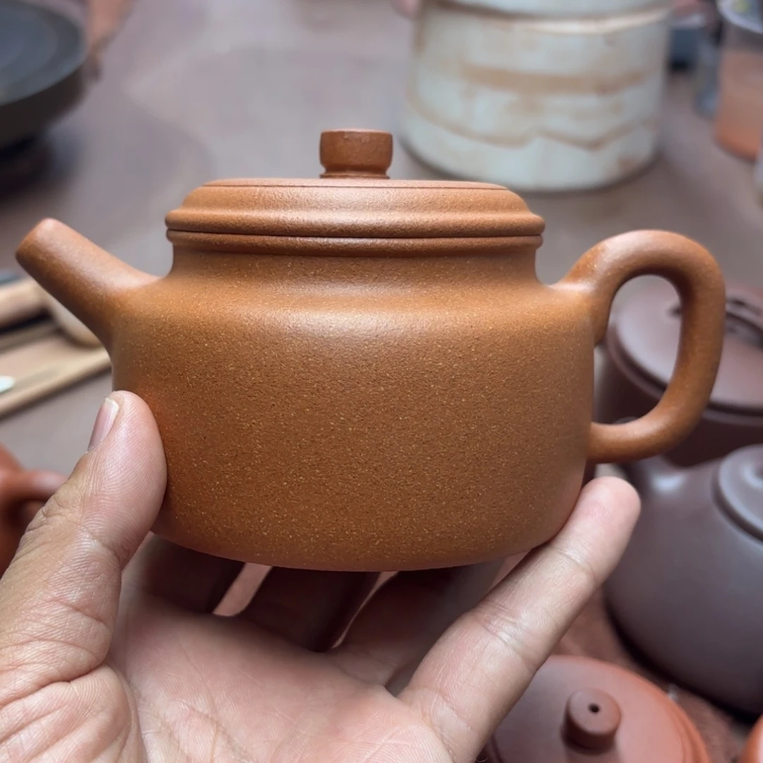 紫砂茶壶德钟壶黄降坡260CC