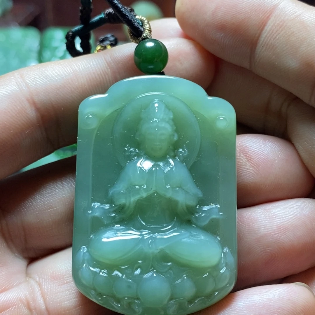 和田玉（碧玉）未镶嵌挂件