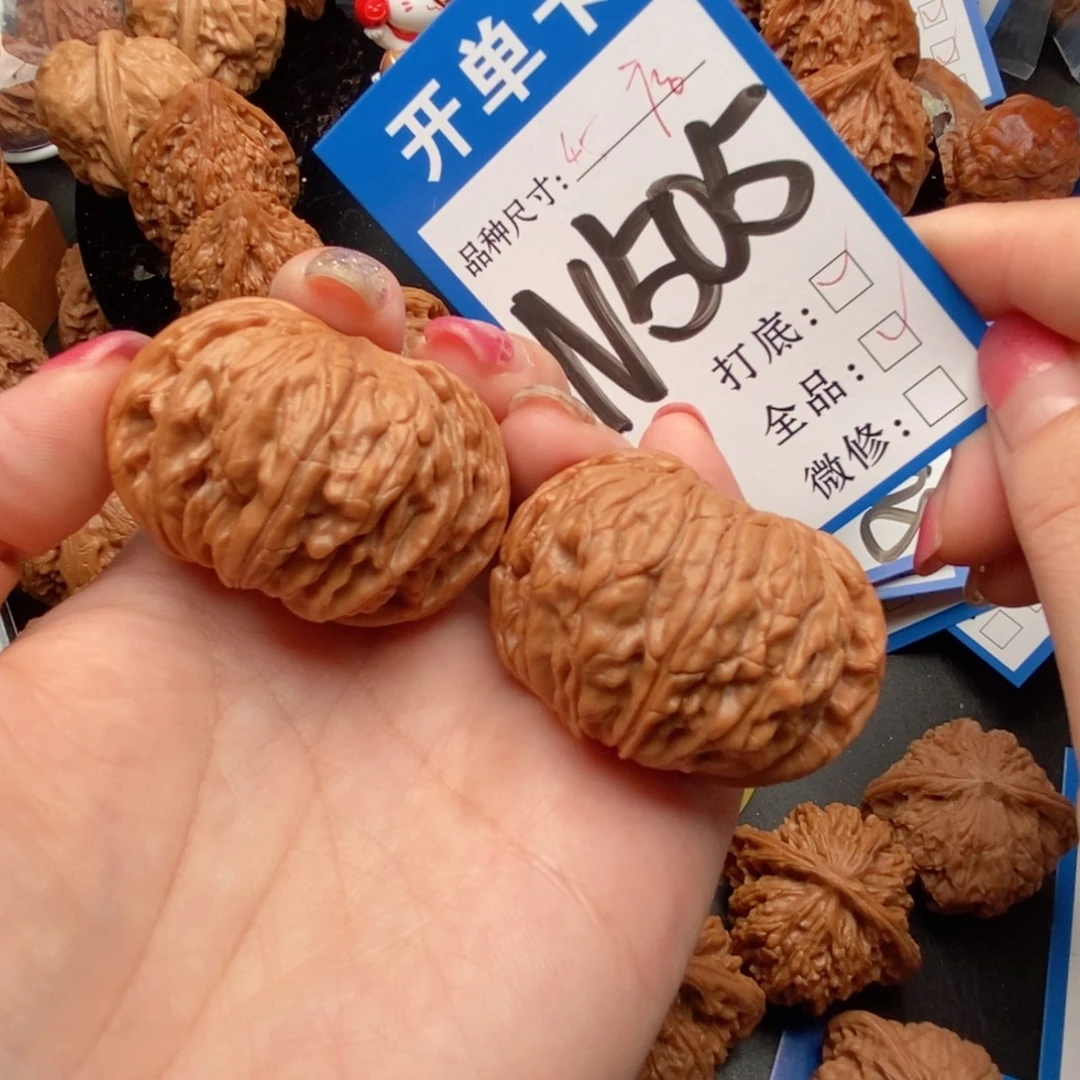 吊坠桃核核桃磨盘狮子头45全品矮壮闷尖好对