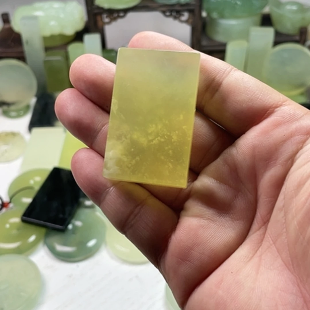 【闪购商品】未镶嵌岫玉挂件你***啥