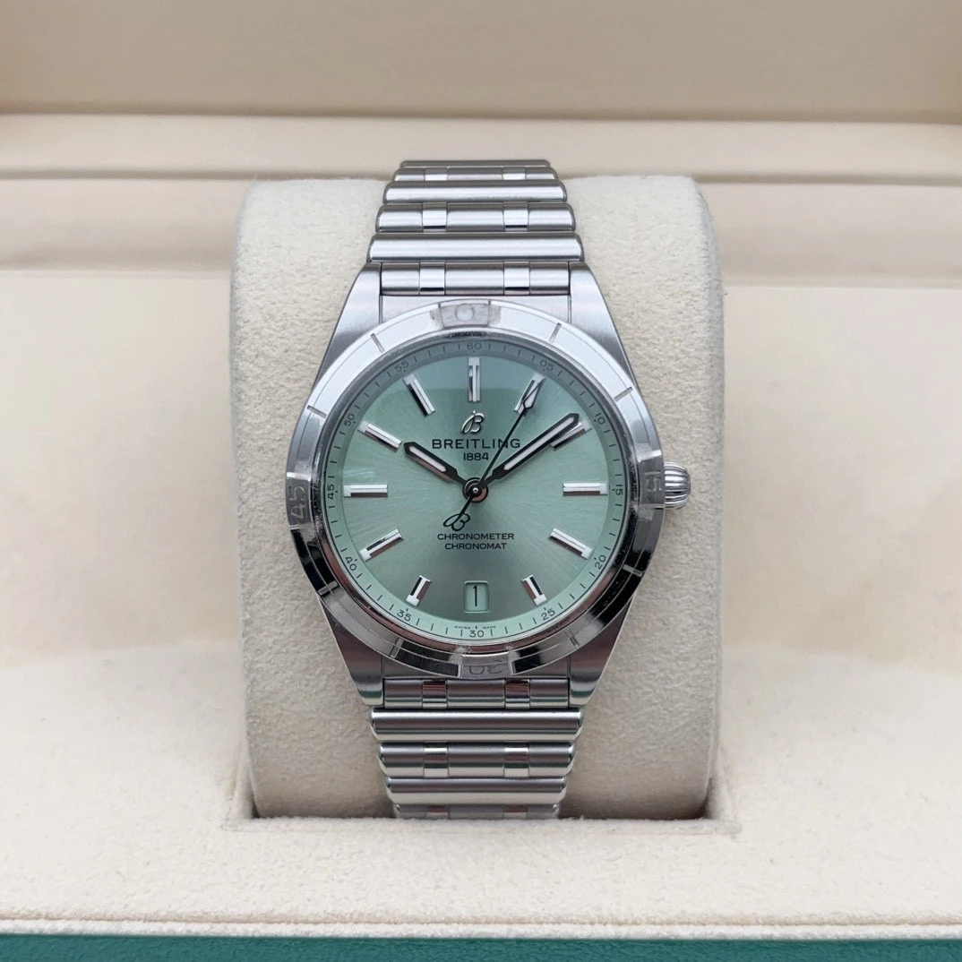 95新 BREITLING/百年灵 23年5月全套/机械计时系列/女士机械/36mm