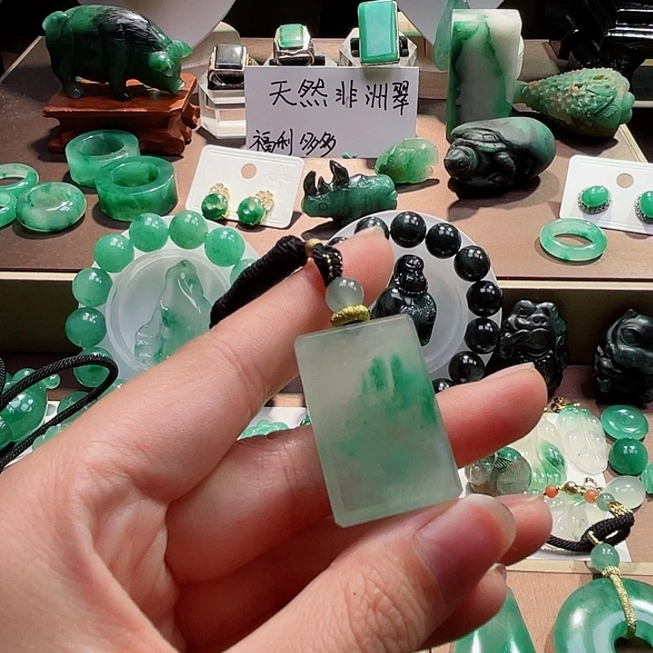 未镶嵌吊坠石英质玉