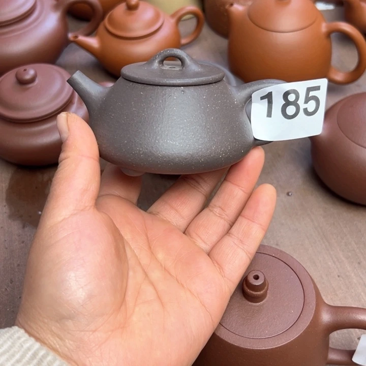 紫砂茶壶小**吖天青半手工130cc