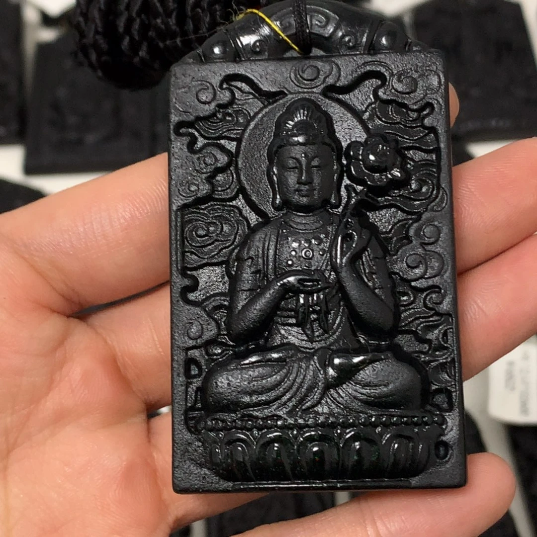 天然a货钢琴黑挂件
