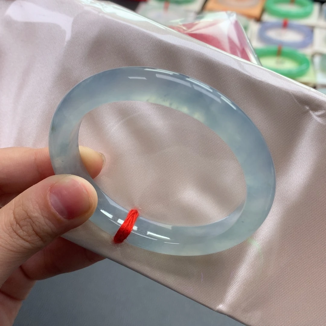 翡翠未镶嵌手镯28号贵妃
