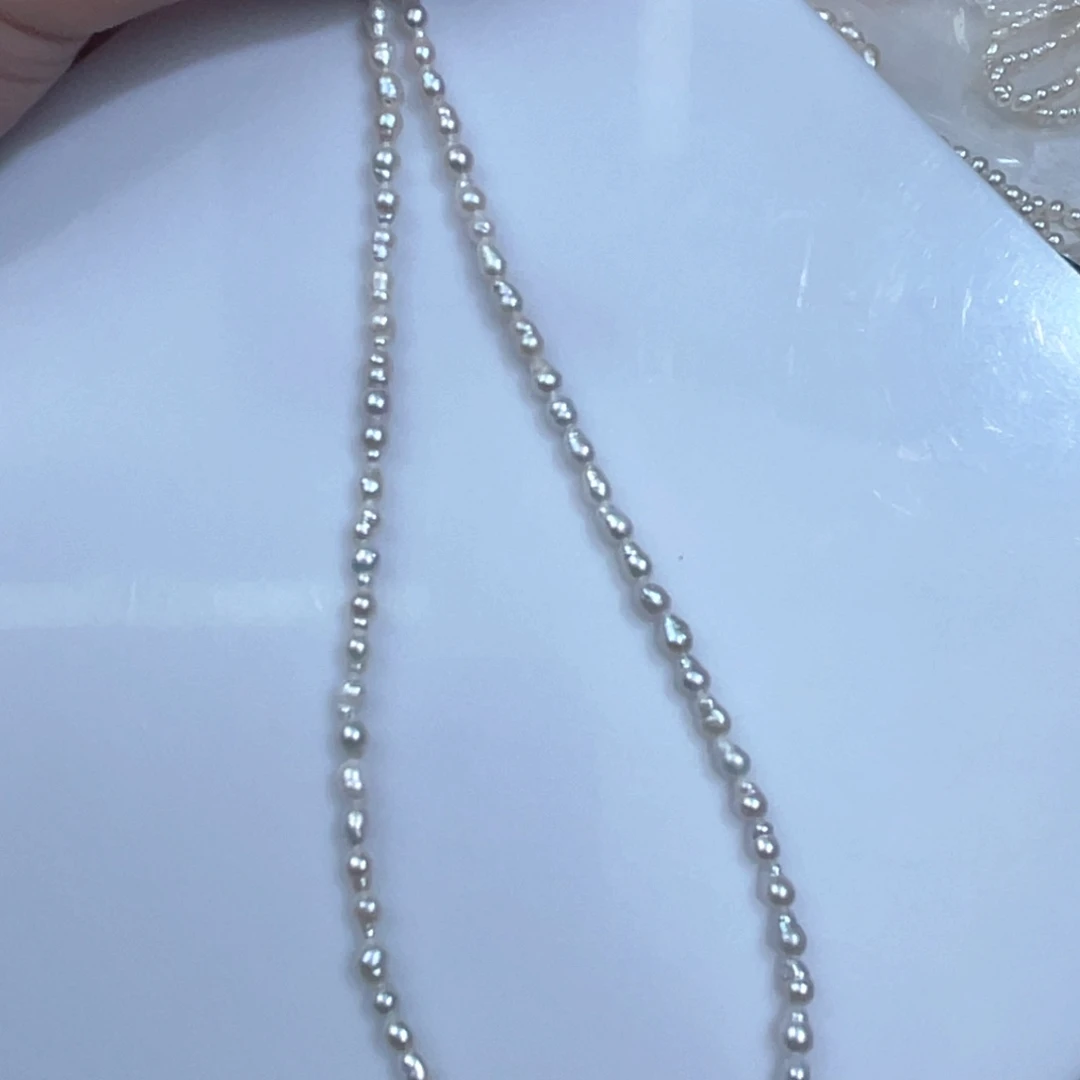银S925镶嵌天然珍珠淡水珍珠