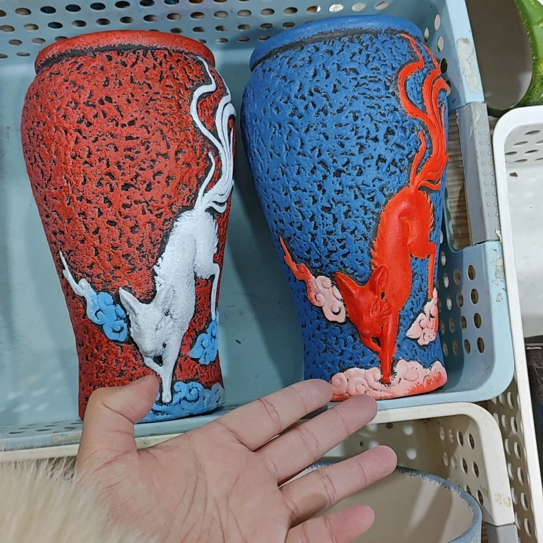 红陶吸水透气的白陶花盆凑满12发货