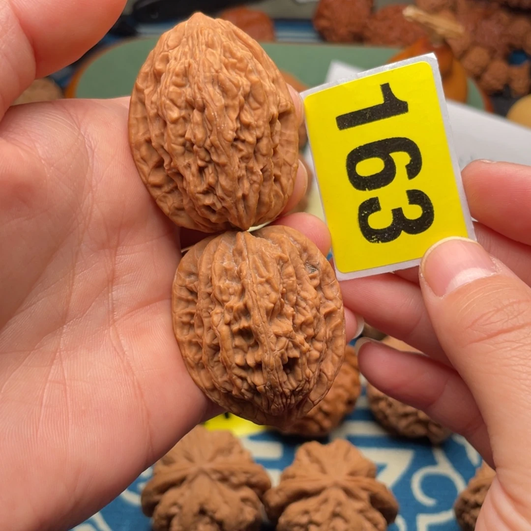 吊坠文玩核桃36全品高庄虎头163号