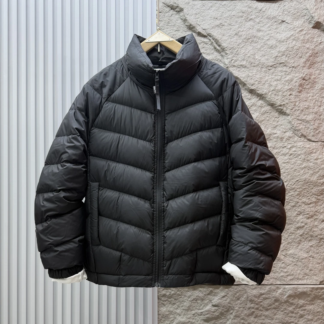 2025新款冬季高级90绒羽绒服男连帽立领白鸭绒轻薄款保暖外套