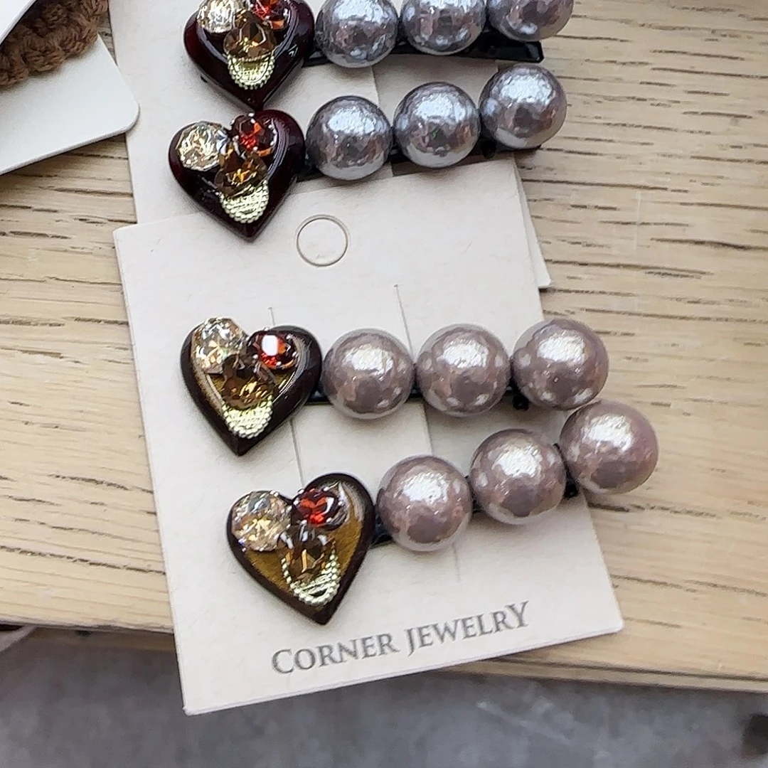 非金属爱心一字夹