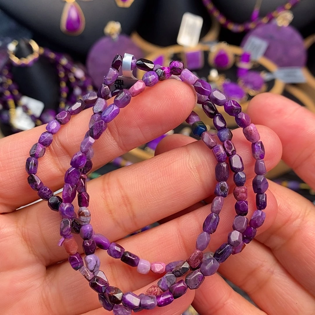 苏纪石（舒俱来）三圈手串未镶嵌