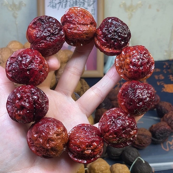 文玩核桃把件13七彩小帝王37