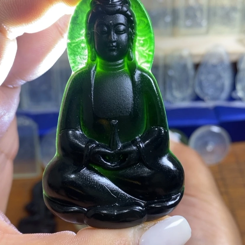 【闪购商品】蛇纹石玉未镶嵌颈饰