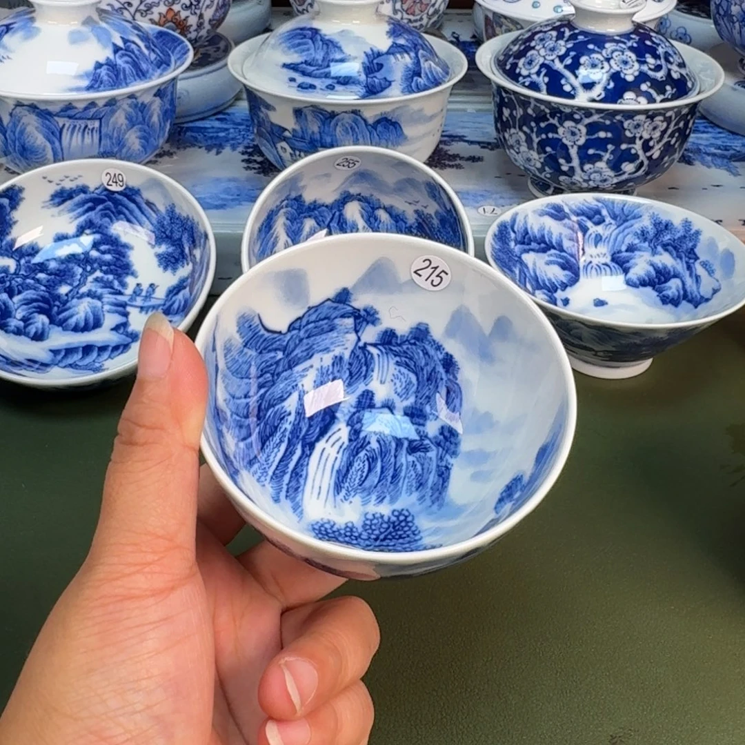 景德镇纯手绘茶具圆圆215