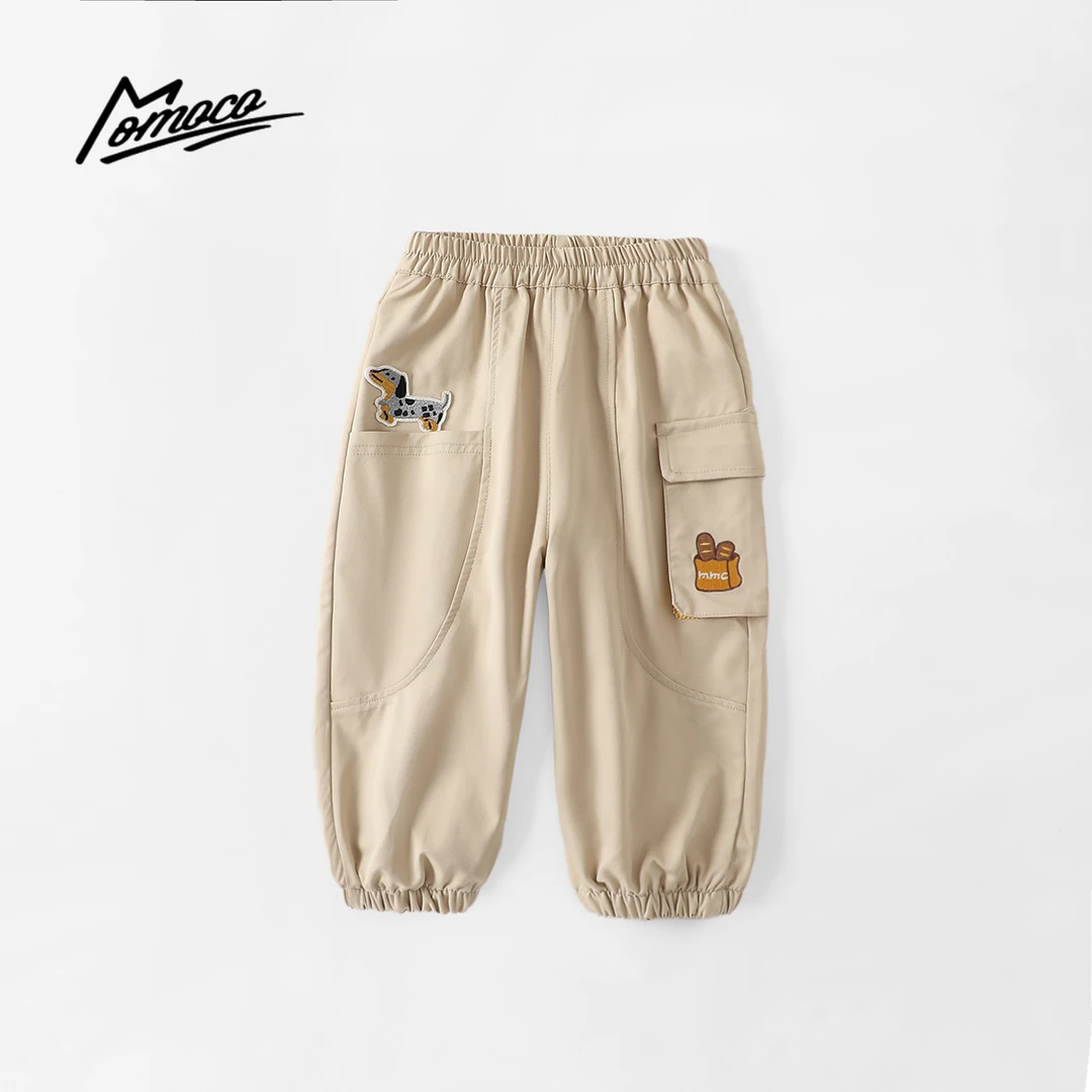 MOMOCO/玛米玛卡男童休闲裤中大童时尚韩版工装长裤77330381015