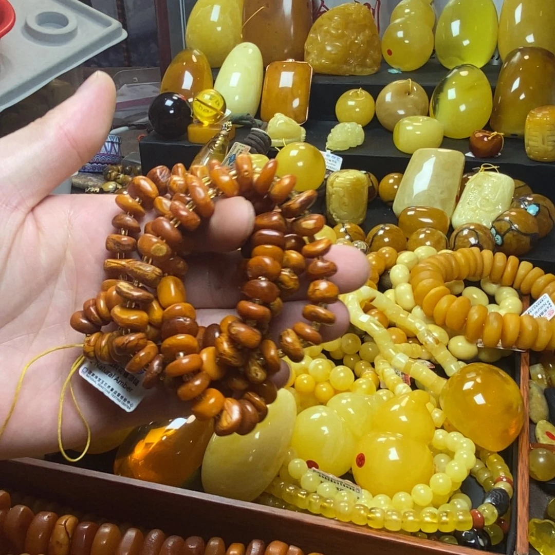 琥珀未镶嵌裸石蜜蜡