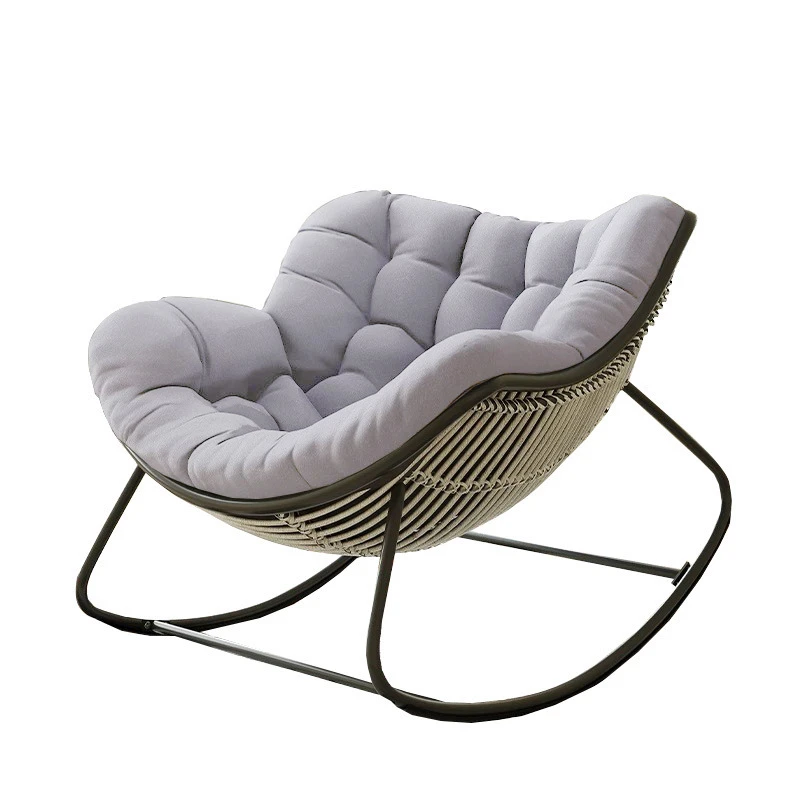 懒人摇摇椅垫子单人沙发椅坐垫客厅休闲躺椅垫加厚阳台吊篮椅垫