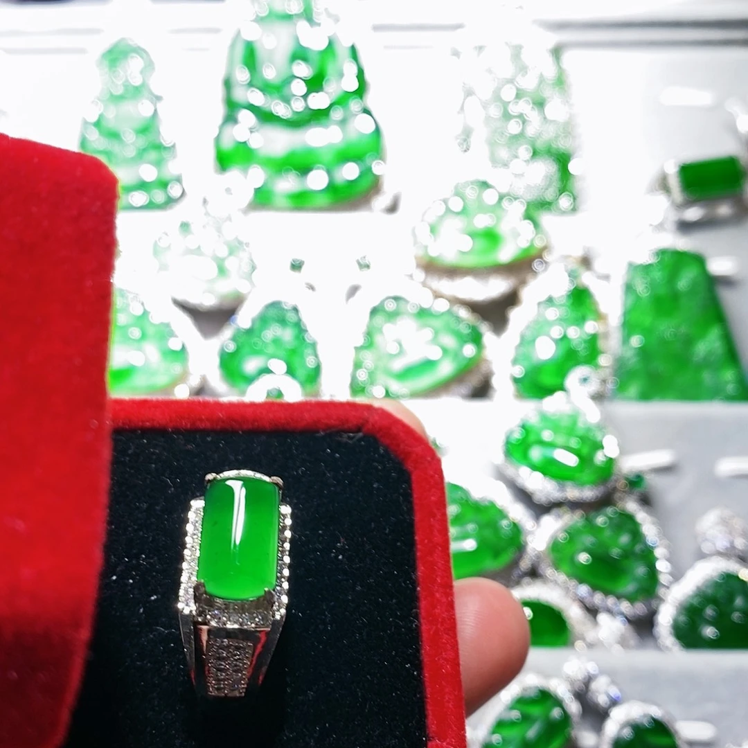 翡翠戒指未镶嵌戒指11