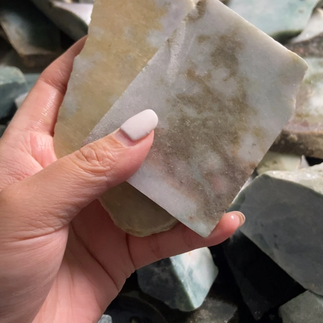 翡翠未镶嵌挂件天然翡翠