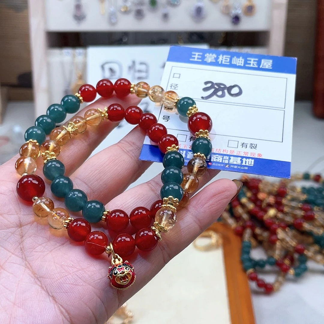 颈饰水晶未镶嵌多样性，发一件