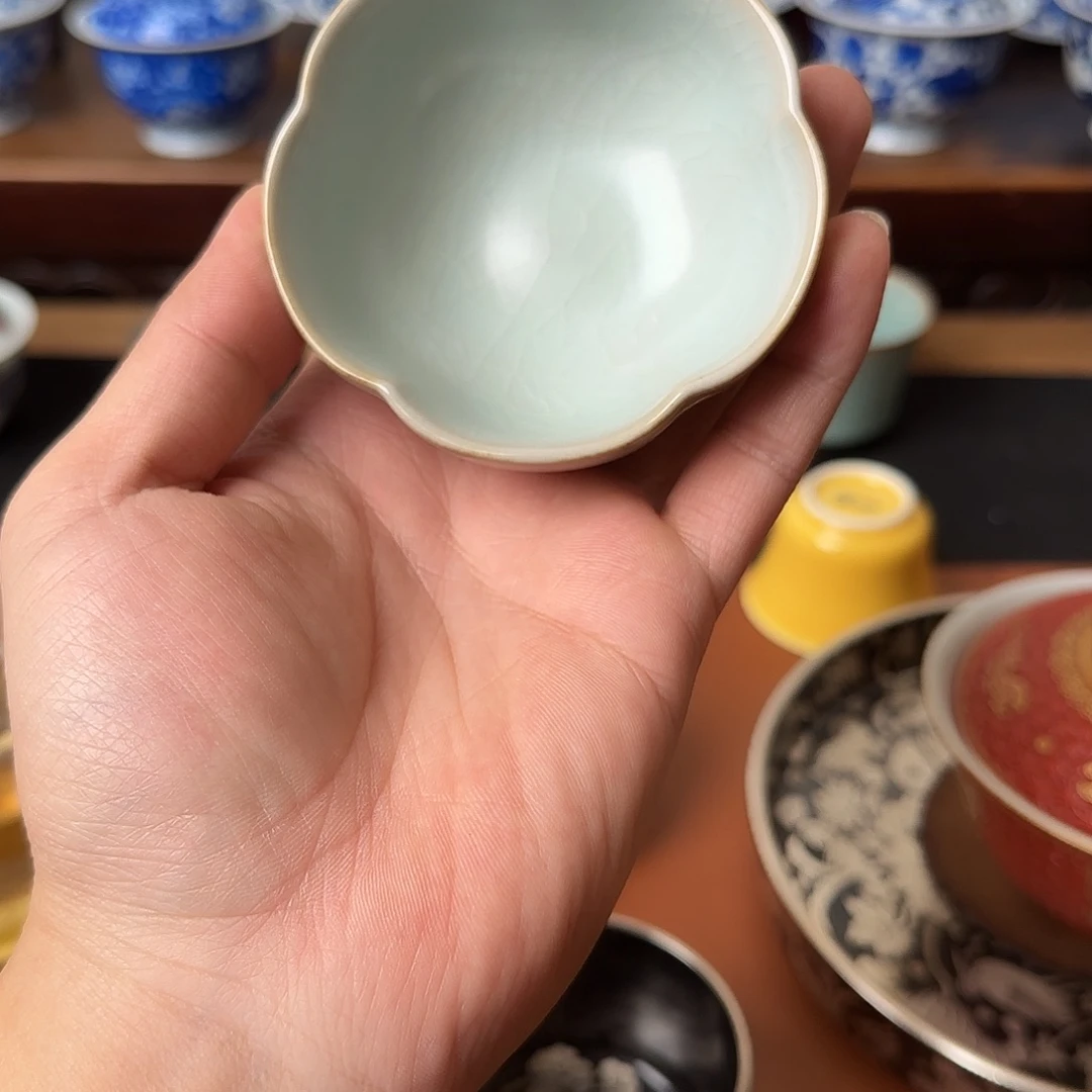 陶晓芳窑早期汝窑梅花杯
