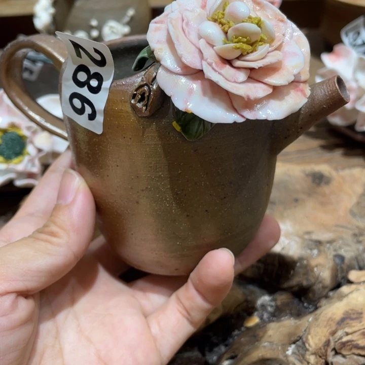 手工制作陶瓷茶具茶杯青蛙