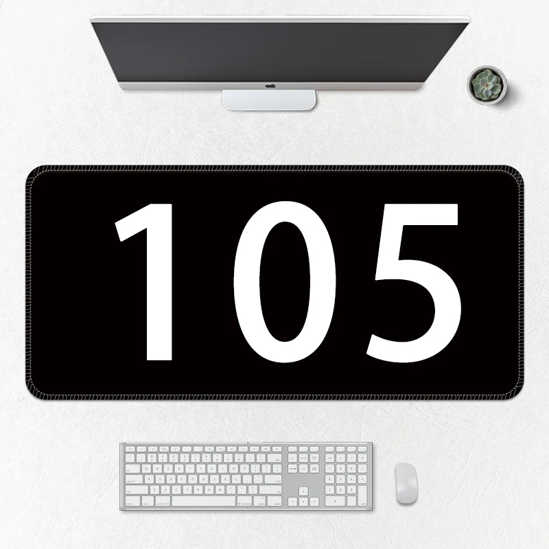 【105号】动漫游戏鼠标垫超大号办公电脑桌垫锁边加厚防滑亚布专属