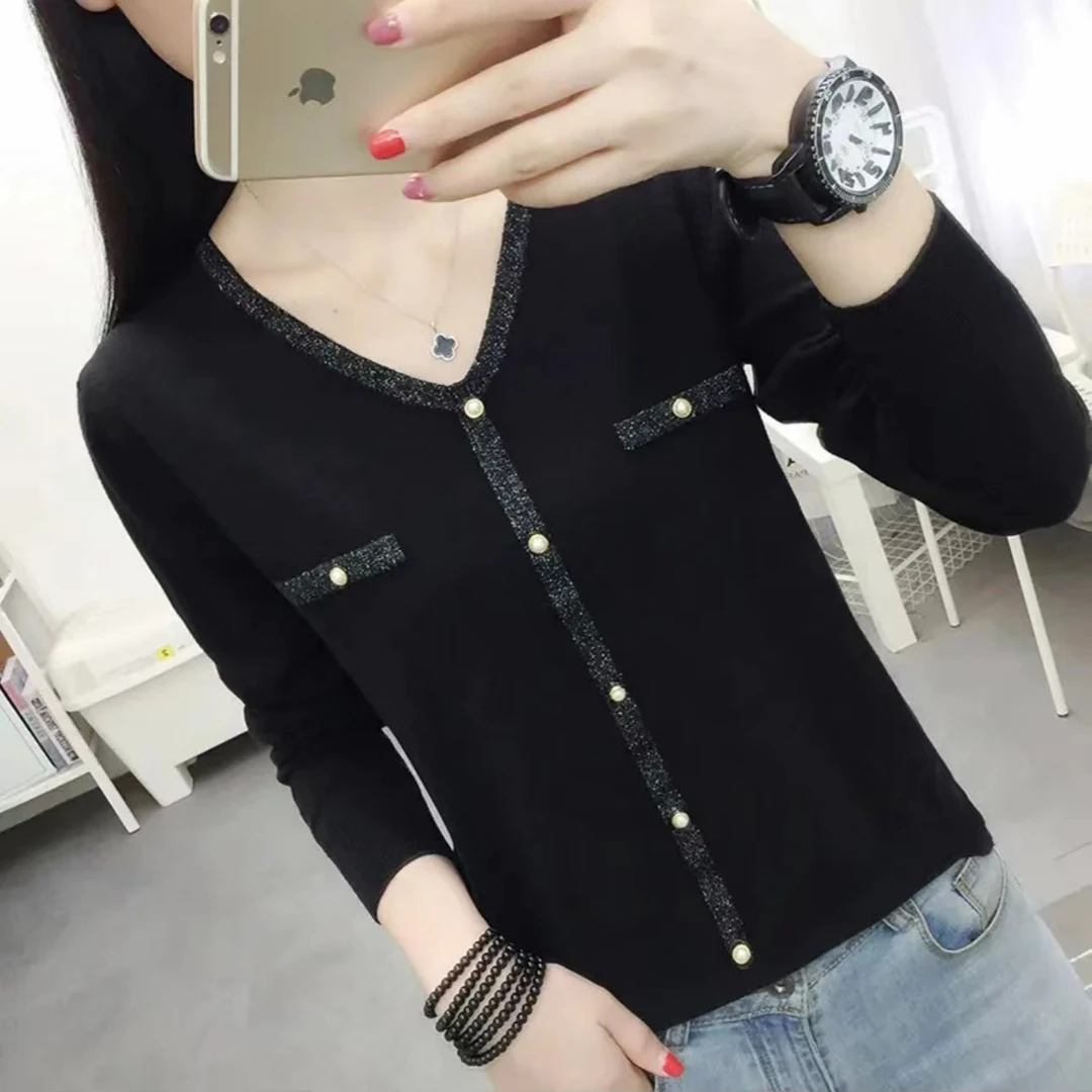 网红时尚慵懒风长袖针织衫Z00258