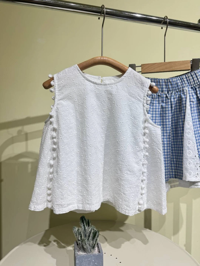 时尚女宝宝女童夏季童装套装蕾丝韩版新款2025308夏款