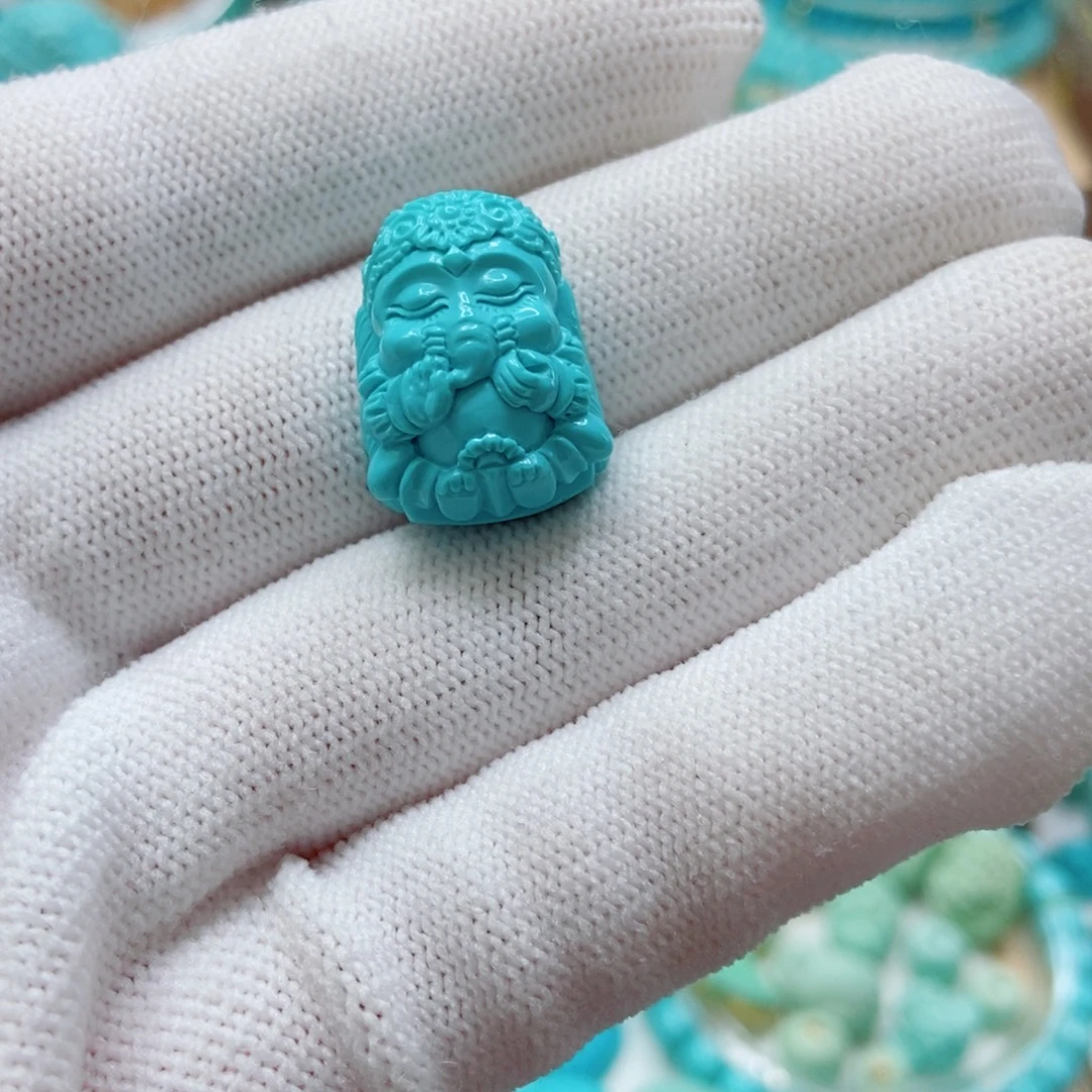 绿松石未镶嵌象神