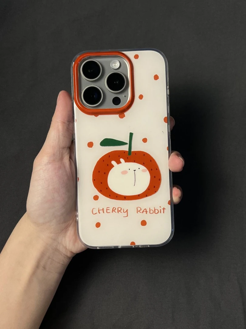 荔枝兔子适用苹果16/15手机壳iphone13pro12女14小米oppo华为vivo