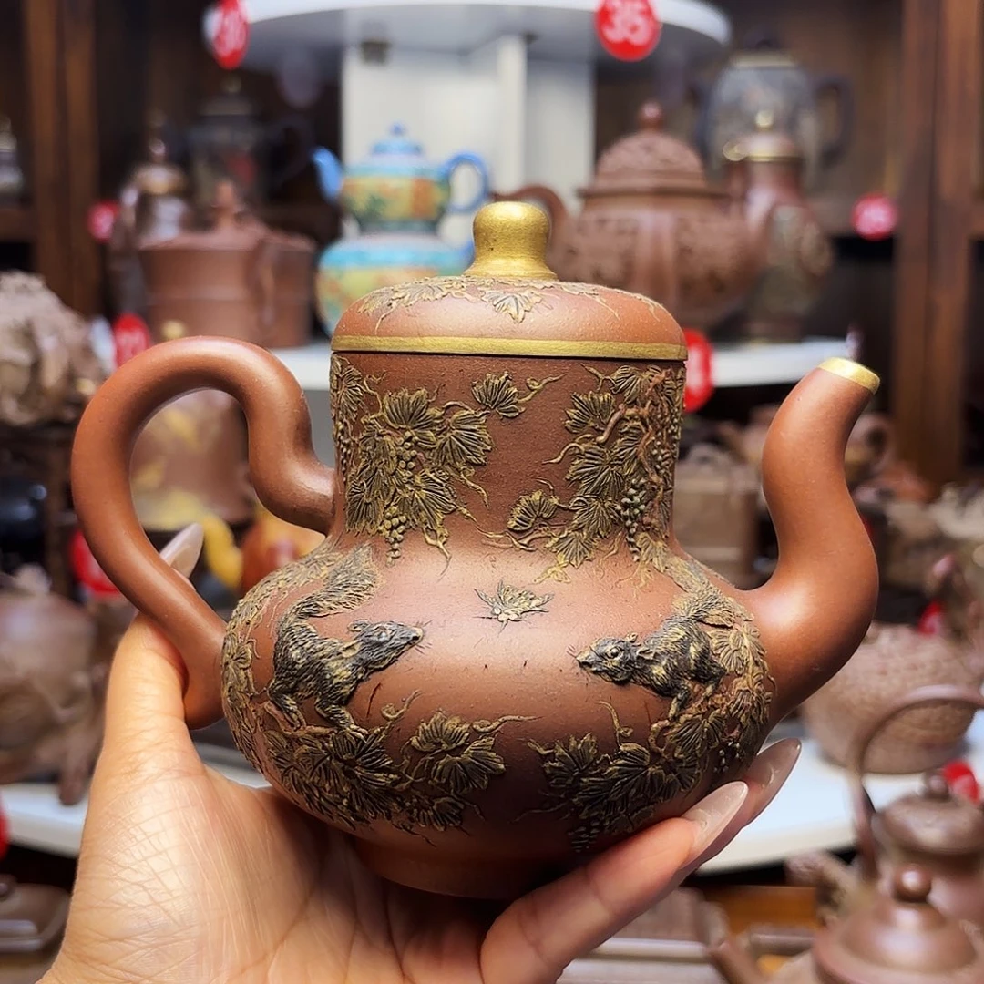 紫砂茶壶宜兴紫砂400