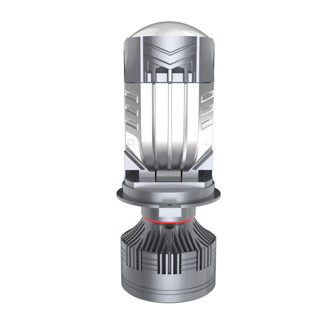 汽车120W led激光大灯H4双光透镜远近一体改装灯泡强光H4超大功率