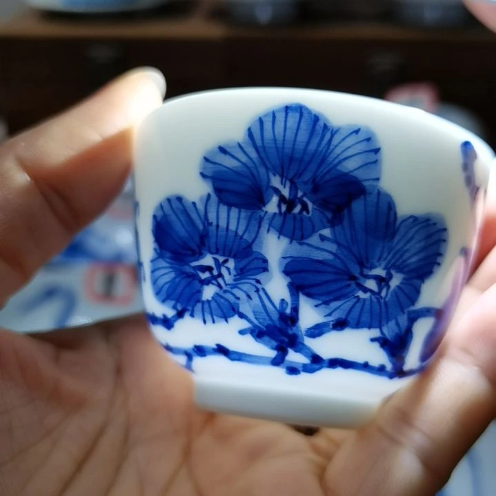 杯张学鸿老师青花