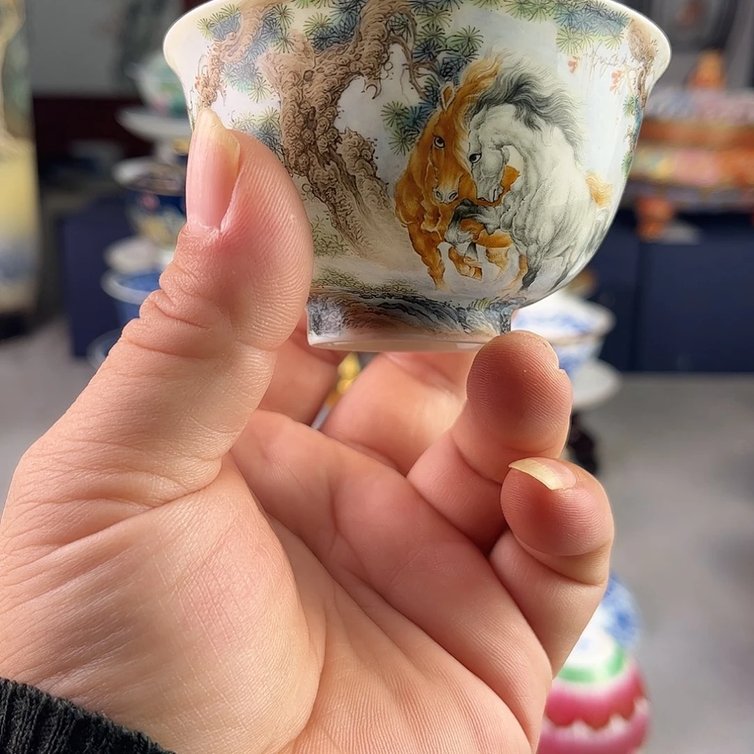 逐***年陶玉明堂仿古主人杯