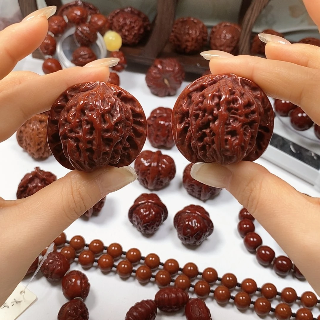 吊坠橄榄核盘龙纹43