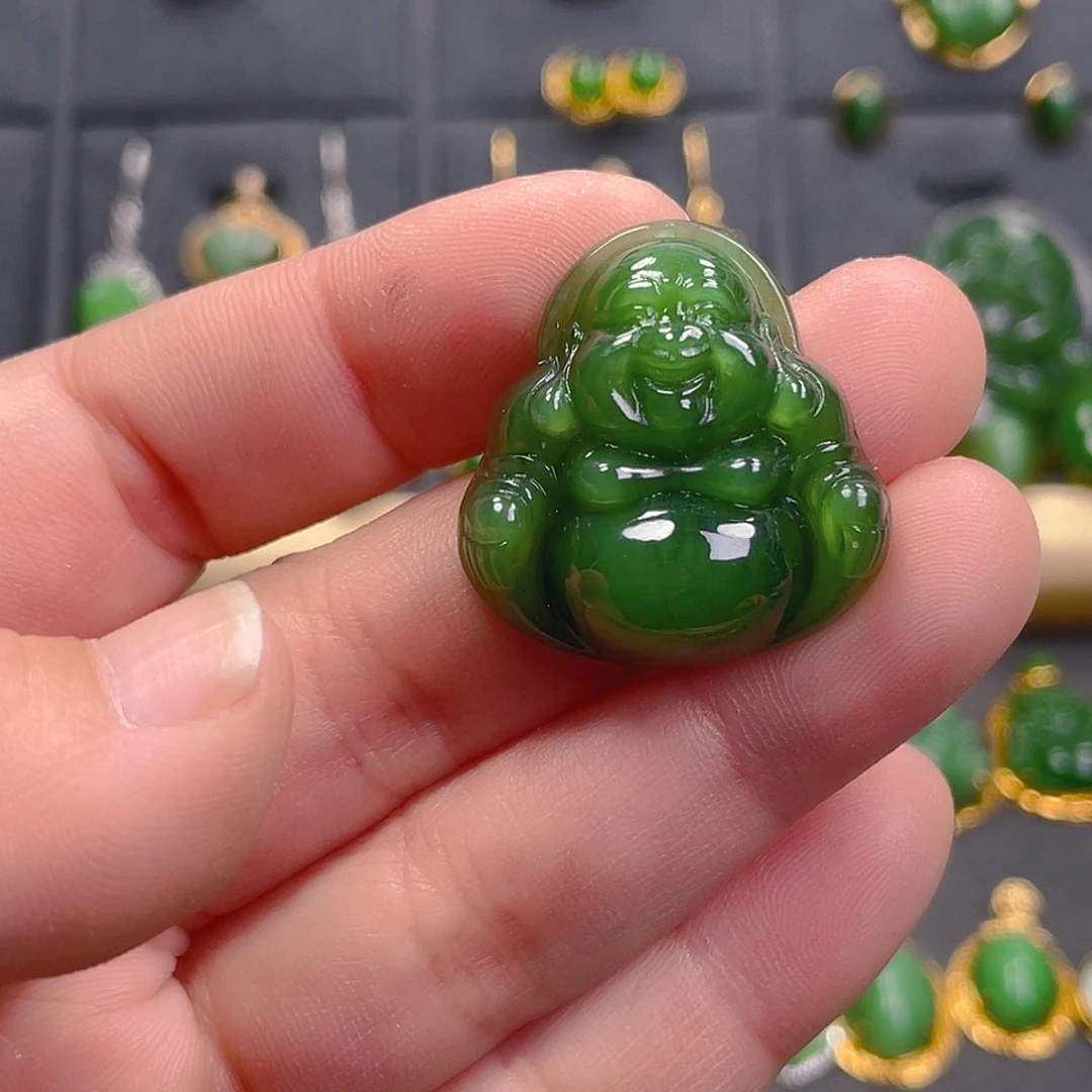 和田玉（碧玉）颈饰未镶嵌夏*～760