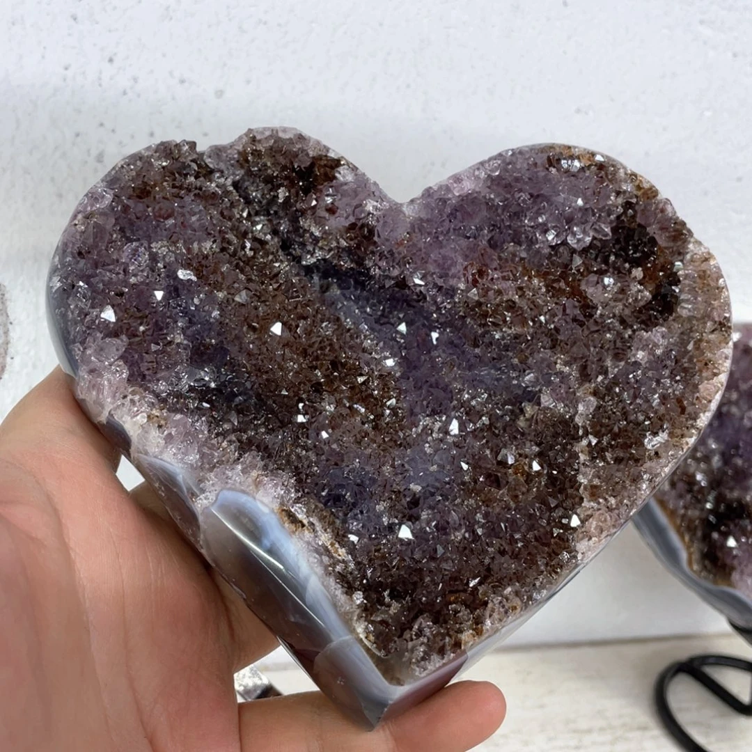 未镶嵌紫晶珠宝半成品捡漏