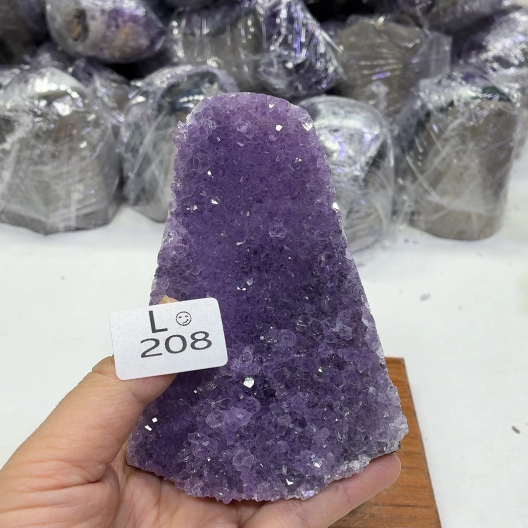 水晶摆件未镶嵌天然紫水晶