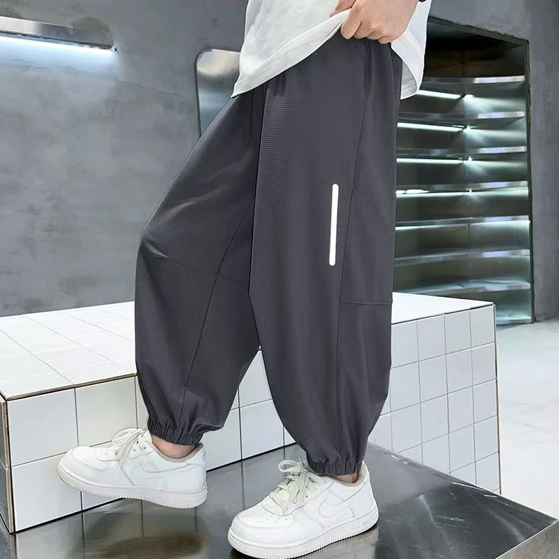 【UPF50+弹力速干】男女童轻薄透气裤防蚊防晒裤童装童裤夏季休闲裤