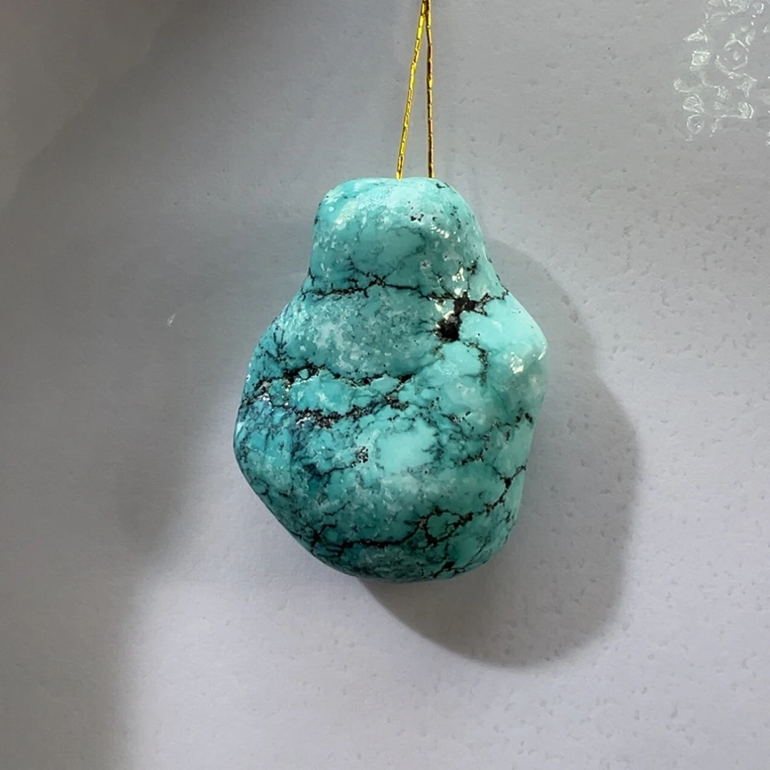 绿松石未镶嵌挂件