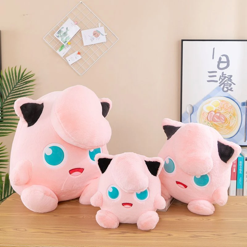 宝可梦可爱胖丁玩偶神奇宝贝毛绒玩具抱枕送人男生女生爆款毛绒绒