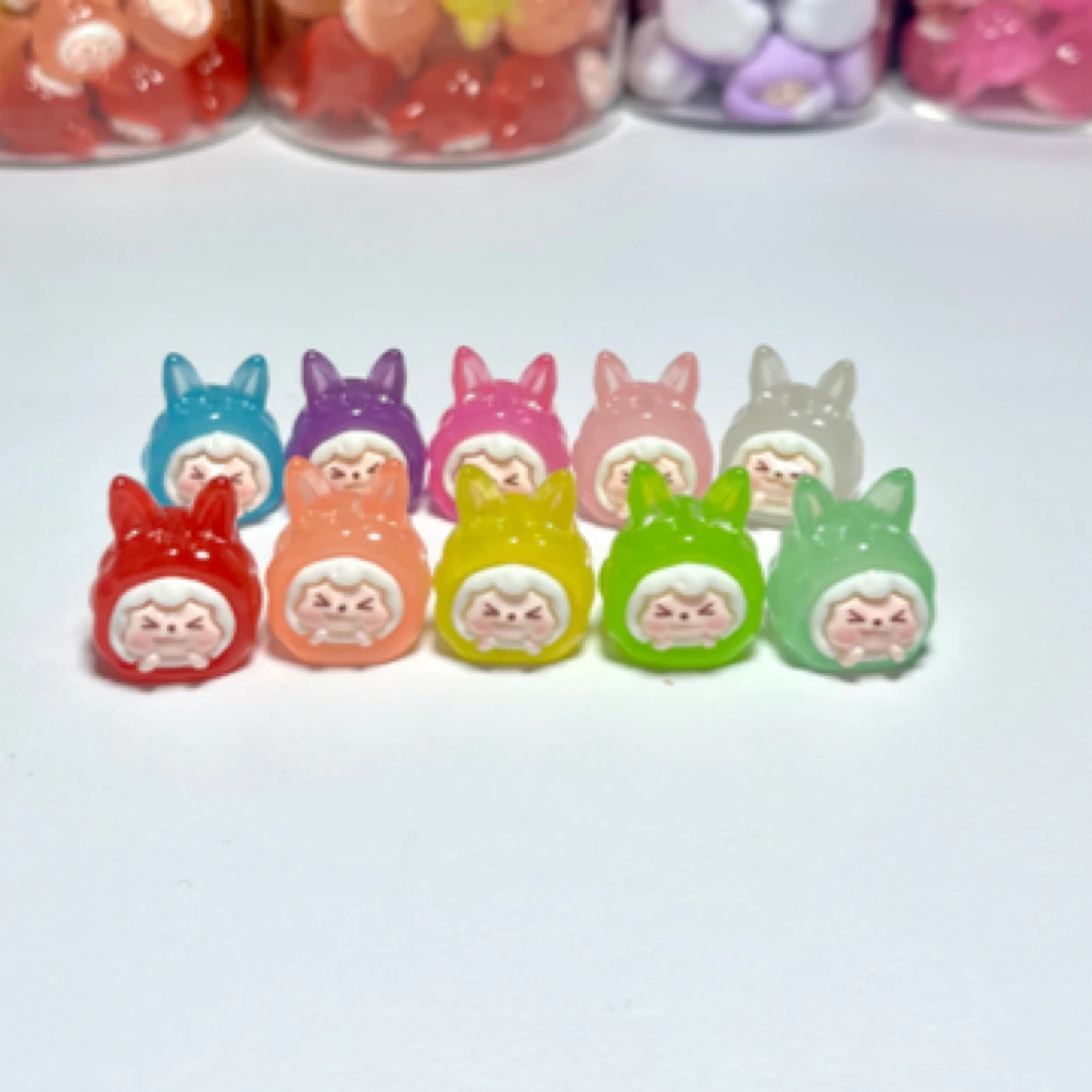 【阿霞DIY】直播间来拍！夜光手手kiki玩具亲子摆件树脂产品配件纯手