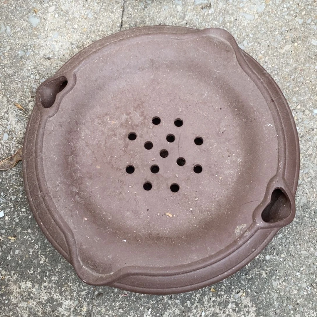 茶壶紫砂90年代老紫泥茶海20cm