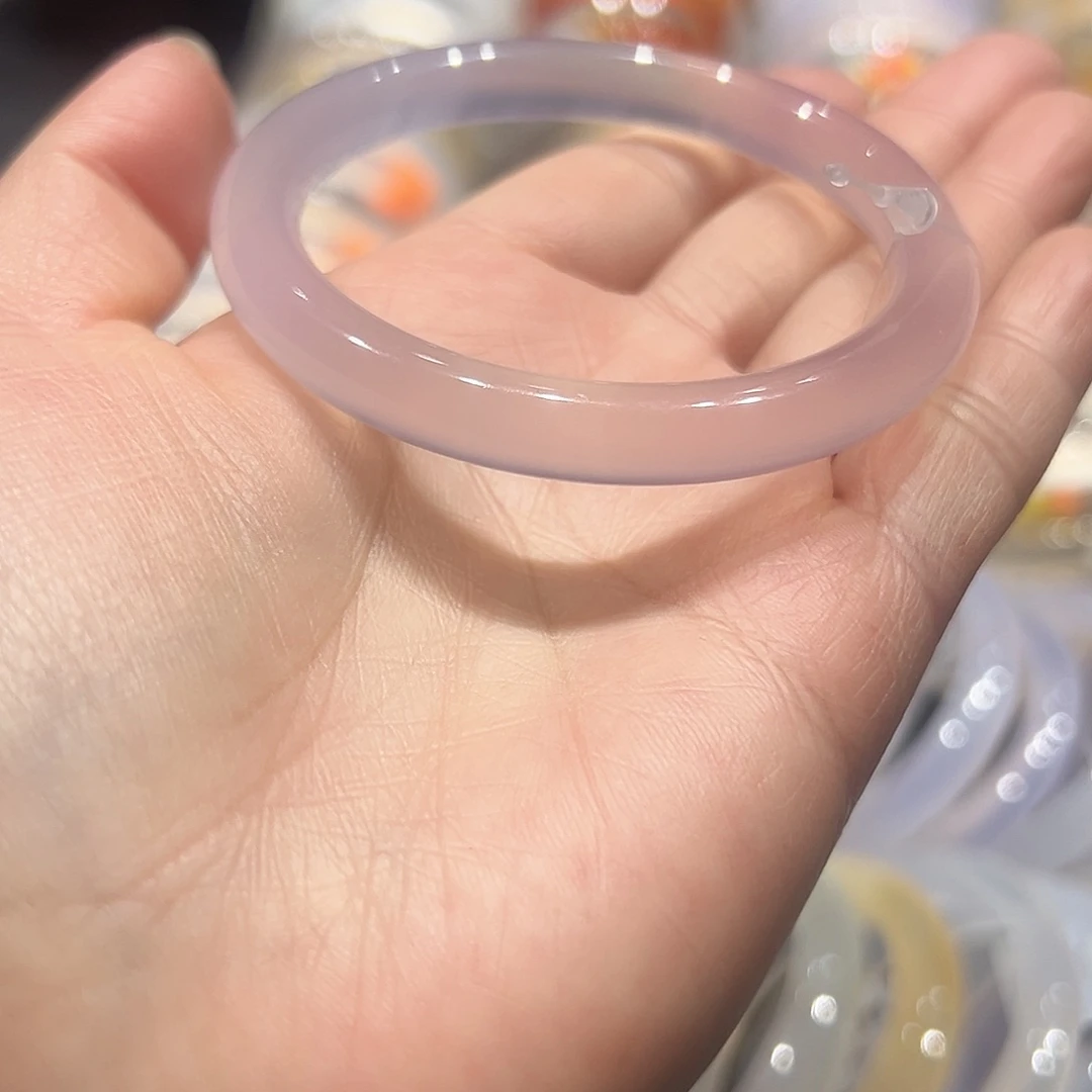 玛瑙/玉髓未镶嵌手镯微包容