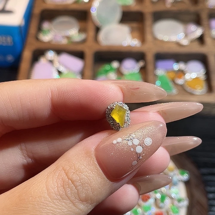 翡翠银S925镶嵌颈饰