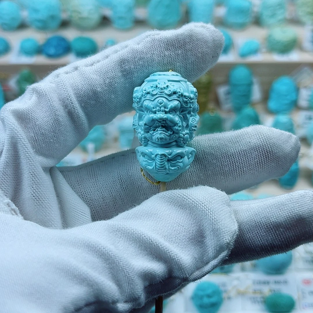 未镶嵌绿松石珠宝奇石