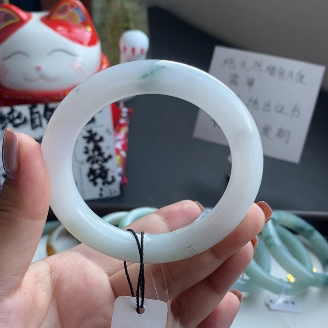 翡翠未镶嵌手镯57-58