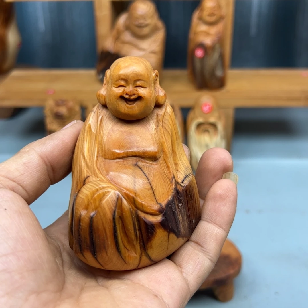 用***0木崖柏木摆件手把件